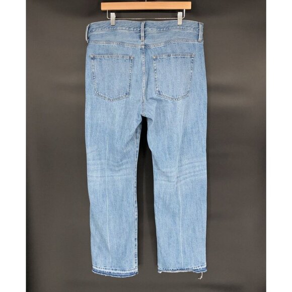 J.Crew Women's Mid-Rise Straight Jean Size 32 Elise Wash No Stretch Rigid Denim - Picture 2 of 9